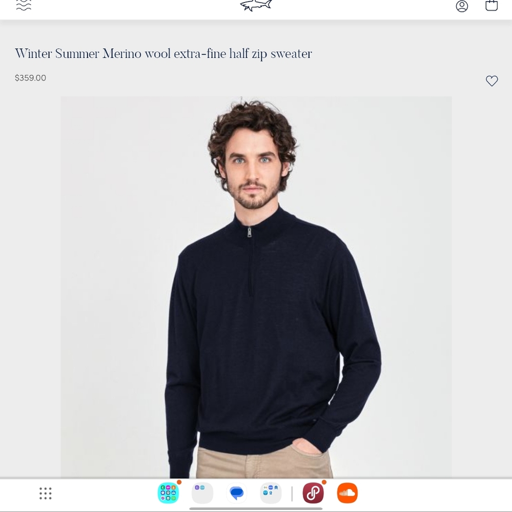 Jack and Shark Virgin Wool Sweater